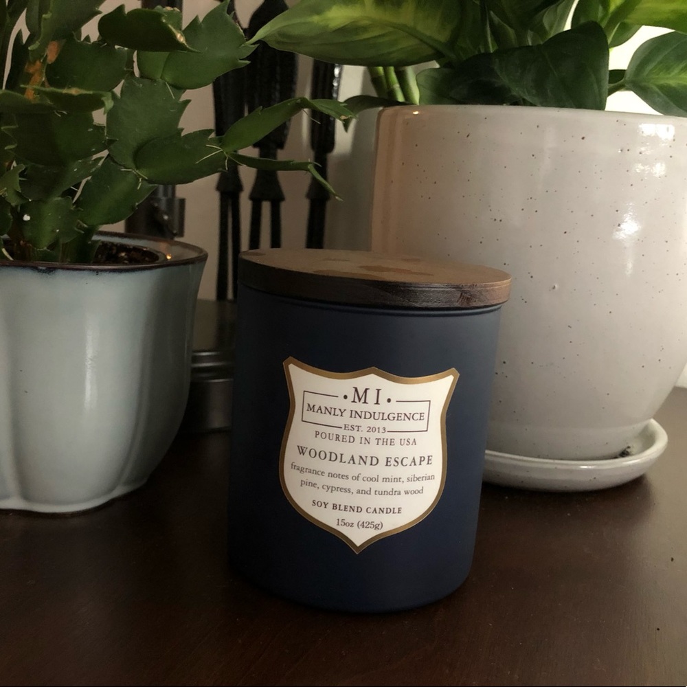 Manly Indulgence Candle - Woodland Escape